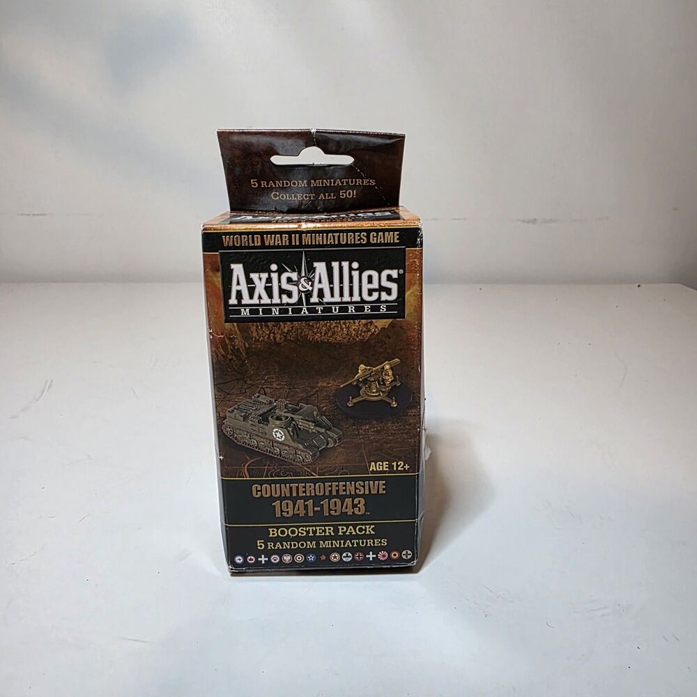 AXIS & ALLIES MINIATURE GAME: COUNTER OFFENSIVE 1941-1943 BOOSTER PACK WOC19848